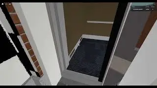 Wooden US Hydraulic Elevator at Dining Plaza, Hercules College - ROBLOX City