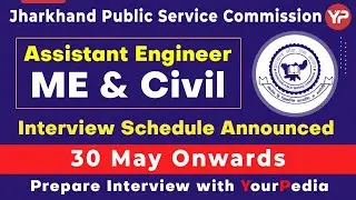 JPSC Assistant Engineer Interview Dates announced | JPSC AE Interview Guidance preparation ME CIVIL
