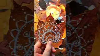 Leaf Painting | Simple Leaf, Detailed Art 🍂✨