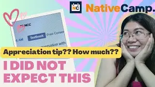 Vlog3:I RECEIVED AN UNEXPECTED TIP FROM NATIVE CAMP STUDENTS #NativeCamp #Hope #workfromhome #esl