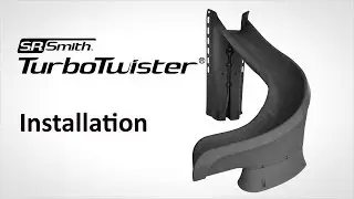 SR Smith Turbo Twister Swimming Pool Slide Assembly Installation