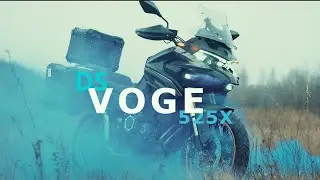 ОГЛЯД Новинка Мотоцикл VOGE DS525X Black Knight Dual Sport 2025 інжектор+ABS (3 Кофра)