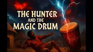 The Hunter and the Magic Drum #Talesbypeter #Africantales #folktales #folklore #tales
