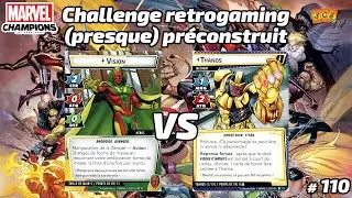 🤖Vision vs Thanos - Retrogaming #110 [Marvel Champions JCE]