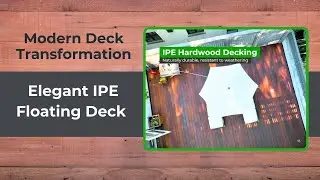 Elegant IPE Floating Deck | by Delta Decks