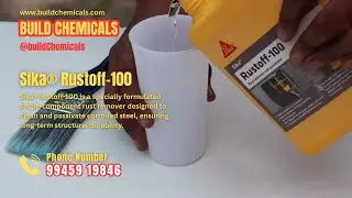 Sika&reg; Rustoff-100 &ndash; Powerful Rust Remover and Steel Passivator | Build Chemicals, Bangalore