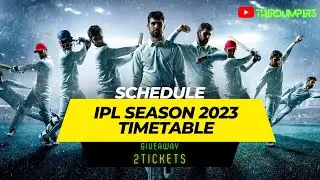 IPL Season 2023 Schedule Timetable #ipl #cricket