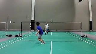 40 year old Jump Smash #badminton 