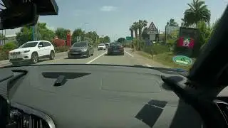 Passenger POV Supercar Racing through Traffic 4k UHD