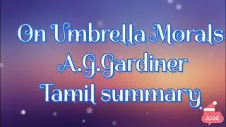 On Umbrella Morals     - A.G.Gardiner