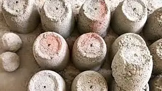 Satisfying💯Gritty Stoney Dusty Cement Sand💨Dry Floor Crumbles😴Loud Sound Mixing