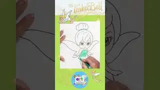 How to Color Tinkerbell  #drawingtutorial #howtodraw