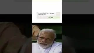 WhatsApp funny chat 😂 #shorts #reaction #modi #joks