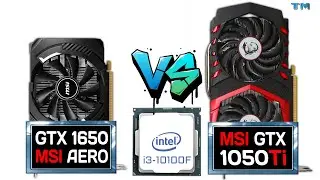 MSI 1650 AERO 4GB vs MSI 1050 Ti 4GB + i3 10100f