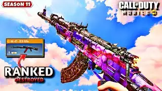 AK-47 Is BROKEN in Season 11 😱 | Zero Recoil AK-47 Gunsmith | Call of Duty Mobile Season 11 Update 