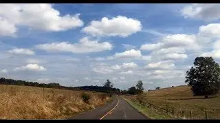 Driving in Rockbridge County Virginia