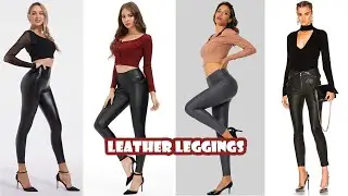 Leather leggings Leather leggings for women faux leather leggings Leather leggings outfit