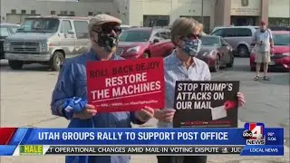 Utah groups rally to save the post office