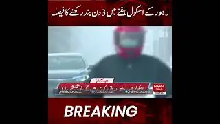 Lahore Mai Smog | Schools Ko Chutti Ka Notification Jari | #shorts