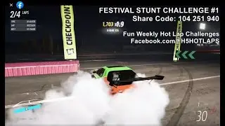 FESTIVAL STUNT CHALLENGE #1  - Forza Horizon 5 Custom track by Russault