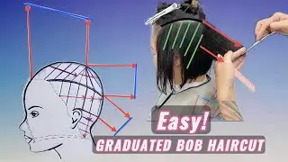 How to Cut a Perfect Graduated Bob:2025 Short Hair Edition (Step-by-Step) Easy DIY Tutorial