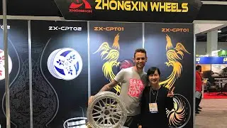 Fake Wheels at the SEMA Show - they gave me a free fake BBS...!