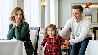 Sie dachte, sie isst an Weihnachten allein – bis ein Mädchen ihren Vater zu ihrem Tisch zog