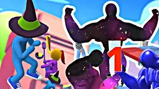 giant rush vs muscle rush || fun with muscle run giant rush full walkthrough Android iOS