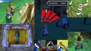 Innocent Life A Futuristic Harvest Moon [Part 2] - BUGGY, FISHERMAN, THE HERMIT, ANIMALS & MORE!!