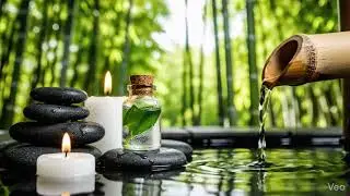 Relaxing Piano Music Bamboo Water Fountain, Sleep Music, Relaxing Music, Meditation Music