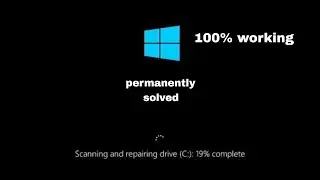 How to stop scanning drive windows 10 and win 7 | PC Problem Fix | Windows Error Solution