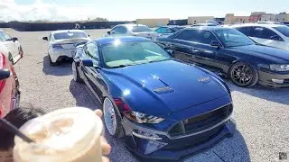 Cars and Coffee With My Bagged Mustang | Clean Cars
