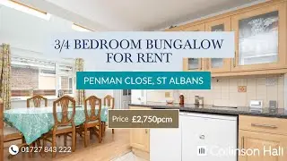 3 BEDROOM BUNGALOW TO LET IN PENMAN CLOSE, CHISWELL GREEN, ST. ALBANS, AL2