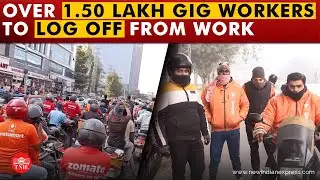 Gig workers protest against low pay and unsafe working models on quick commerce platforms