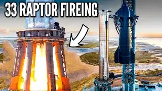 FINALLY! SpaceX Super Heavy Booster7 33 Raptors Engine Static Fire Incoming !