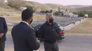 الملك يفتتح مشروع جر مياه وادي العرب 2 في منطقة المنشية بالشونة الشمالية