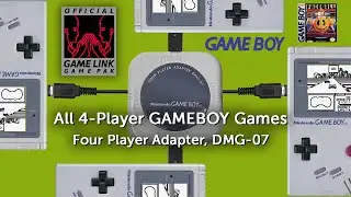 Every 4-Player Compatible original Gameboy game - 4 Player Adapter accessory (plus extras)