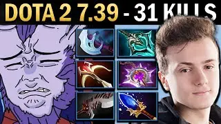 Riki Gameplay with 32 Kills and Mana Burn - Dota 7.39