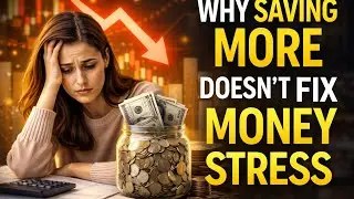 Why saving more doesn&rsquo;t fix money stress #money #income #business 