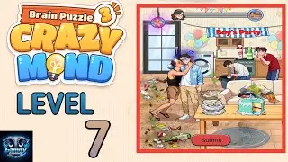 Brain Puzzle 3 Crazy Mind Level 7 |Mom Is Home| Walkthrough