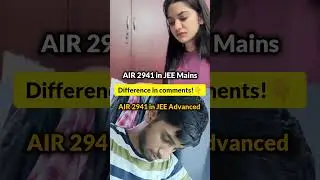 😵&zwj;💫JEE Mains vs JEE Advanced!💯| IIT Motivation | JEE Mains 2025 | JEE 2026 #iit #jee #shorts