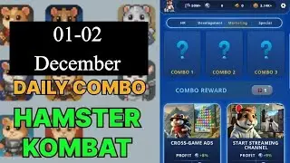 Hamster Kombat Daily Combo | Hamster Kombat Daily Combo Today 01 December | Hamster Kombat Combo