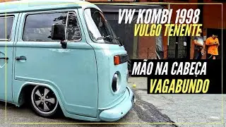 VW KOMBI 1998 TETO ALTO SOCADA ... MÃO NA CABEÇA VAGABUNDO!!