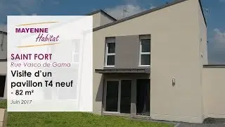 Visite d'un pavillon T4 neuf &agrave; loyer mod&eacute;r&eacute; &agrave; ST FORT
