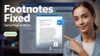 How to Keep Footnotes on the Same Page in Microsoft Word | Step-by-Step Guide