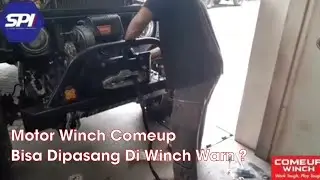 Motor Winch Comeup Bisa Dipasang di Winch Warn