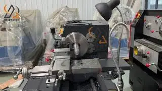 ALCA6140-1000 manual lathe trial run