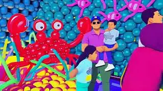 ✨ Adorable kid crab dance moments✨ A magical balloon story transformation