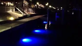 LOOMISLED 24 LED DOCK LIGHTS IN  FALMOUTH HARBOR , MASS