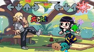 fnf all 67 Meme Vs Zoey KPop Demon Hunters Animation sings Bluey Cancan song -Friday Night Funkin'